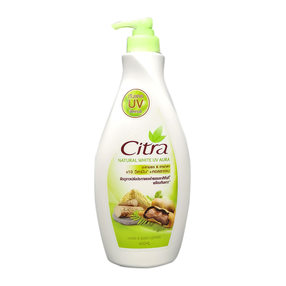 Citra Natural White UV Aura Hand & Body Lotion 400ml